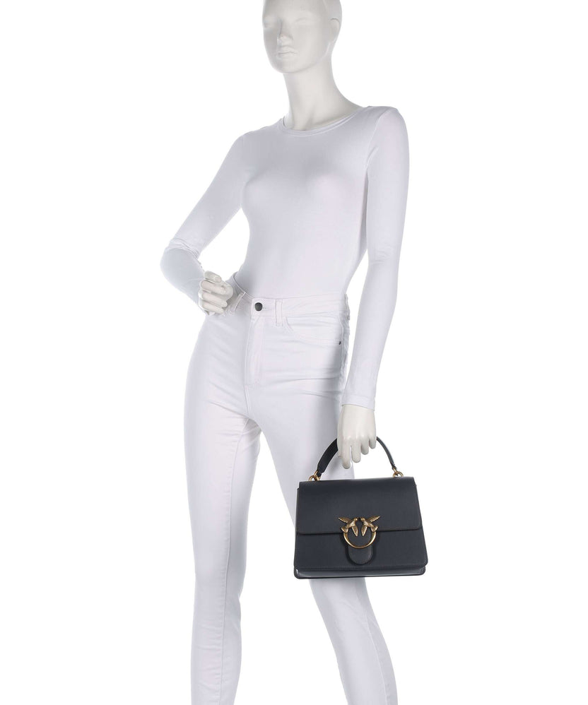 Pinko Love One Classic Handbag grigio asfalto/antique gold