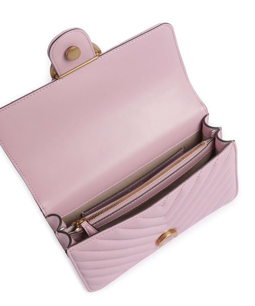 Pinko Love One Mini Shoulder bag rosa chiaro/antique gold