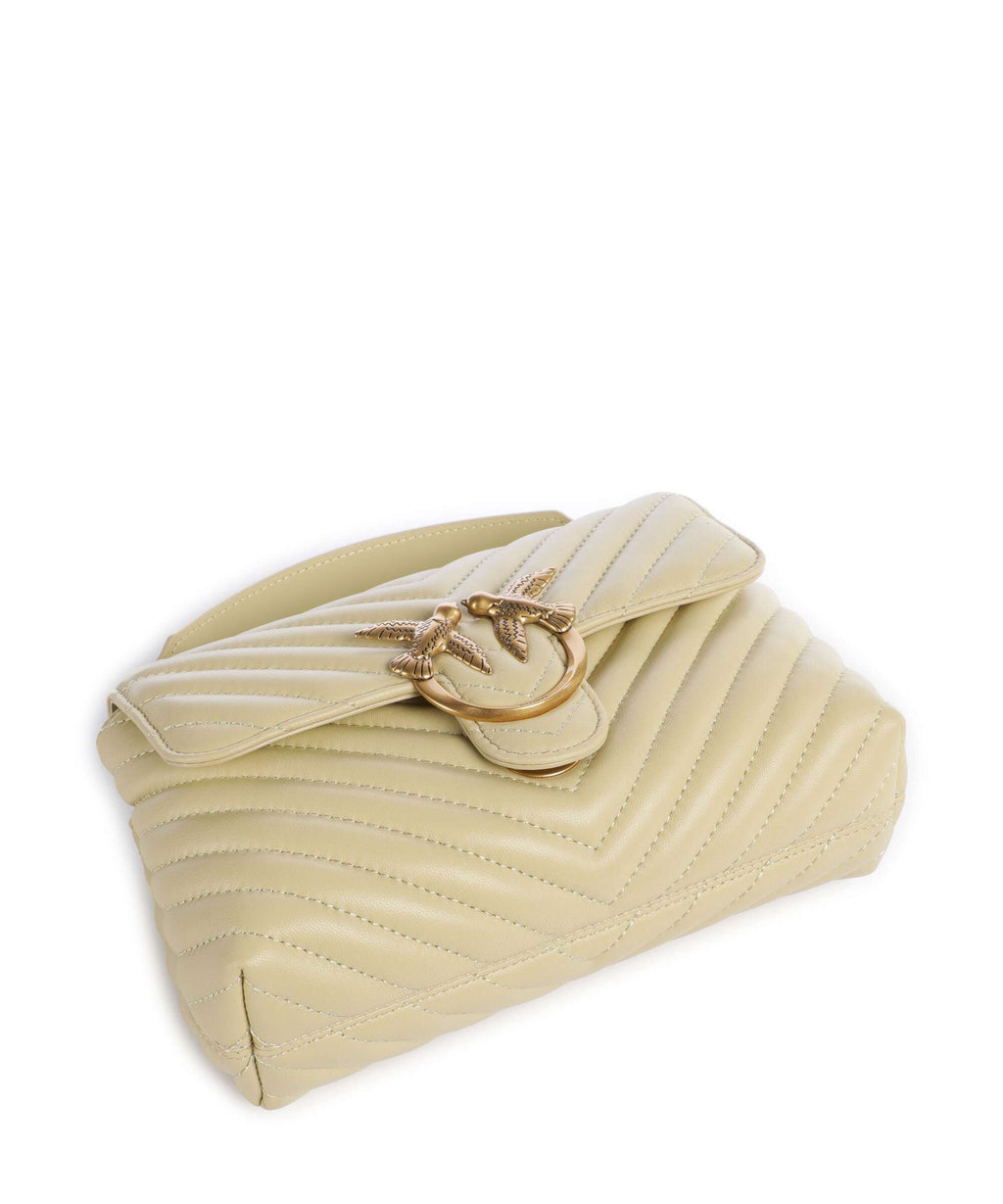 Pinko Love Lady Puff Mini Handbag giallo vaniglia/antique gold