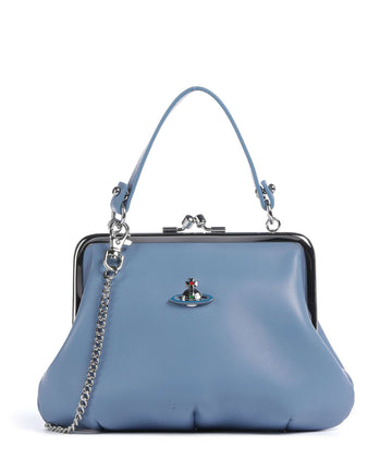 Vivienne Westwood Granny Frame Nappa Umhängetasche blue