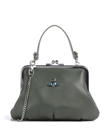 Vivienne Westwood Granny Frame Nappa Umhängetasche green