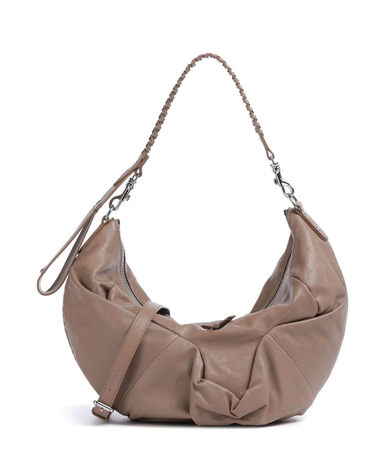 Vivienne Westwood Agnes Supple Medium Hobo bag grey