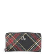 Vivienne Westwood Saffiano Printed Classic Geldbörse chelsea tartan
