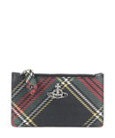 Vivienne Westwood Saffiano Printed Slim Kreditkartenetui chelsea tartan