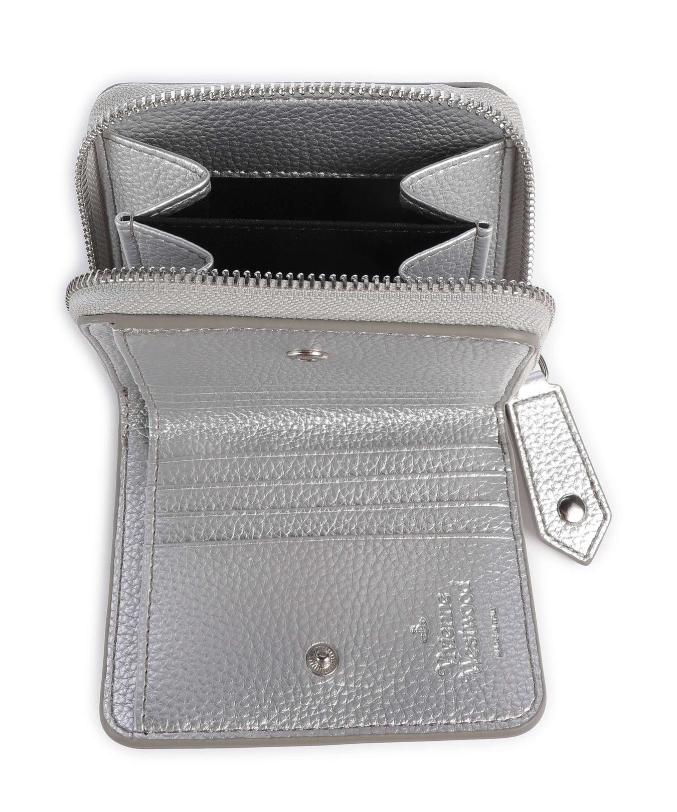 Vivienne Westwood Grain Medium Wallet silver