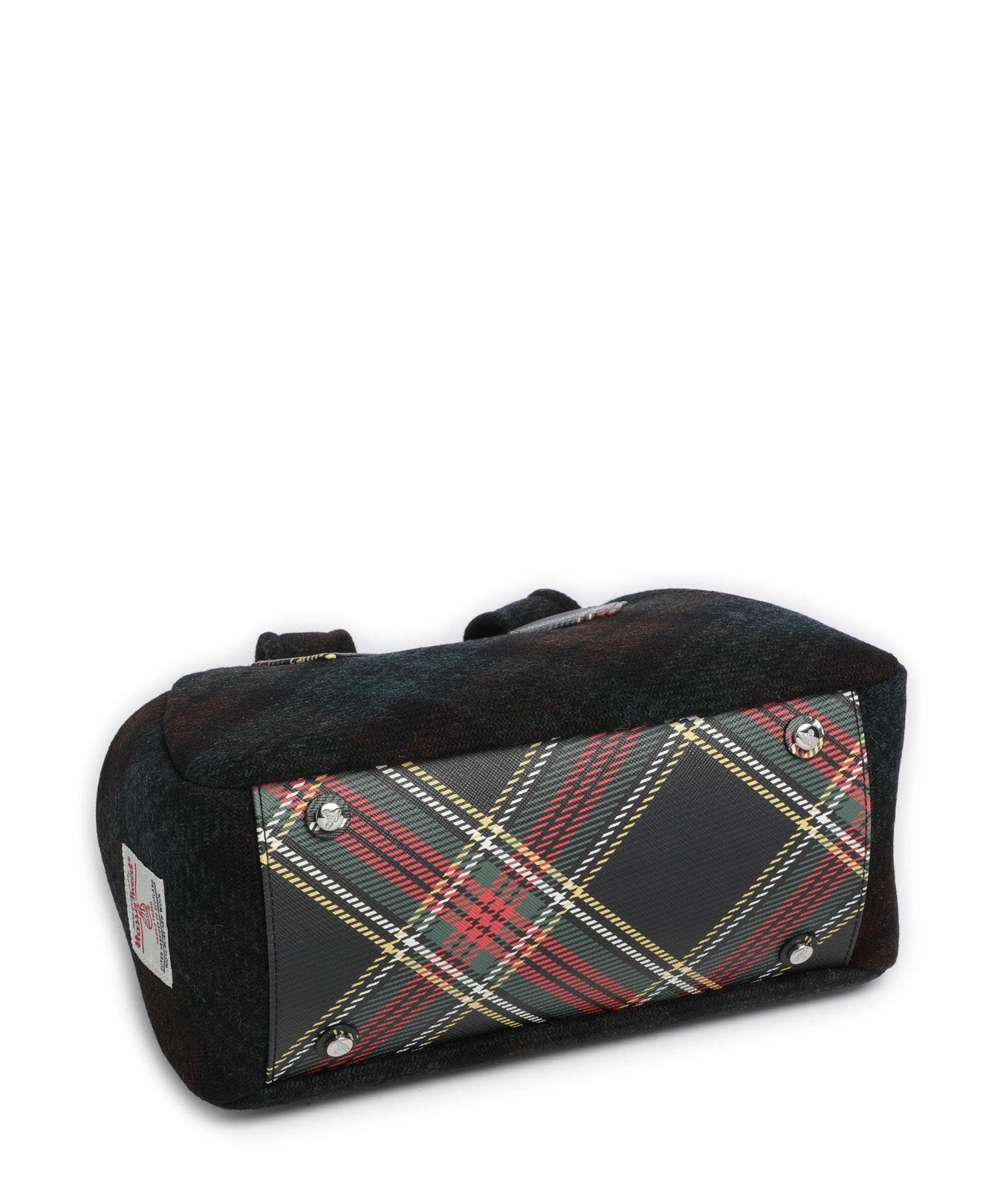 Vivienne Westwood Archive Harris Tweed Check Medium Shoulder bag dark check