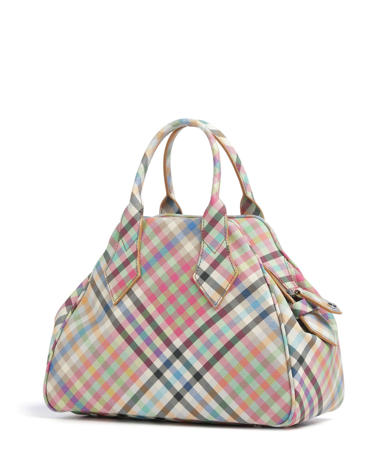 Vivienne Westwood Yasmine Buccia D'Arancia Medium Handbag heather plaid