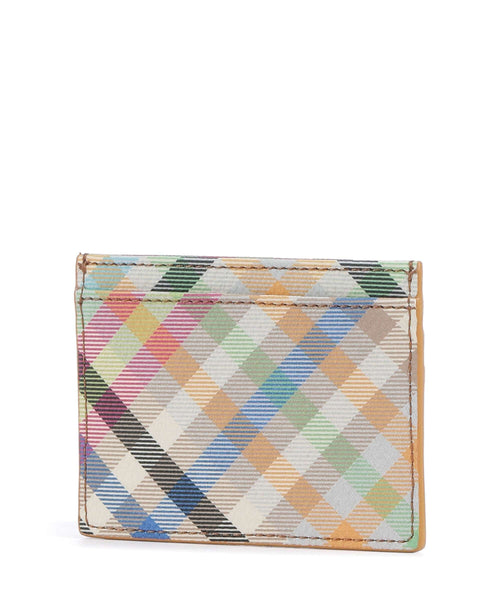 Vivienne Westwood Buccia D'Arancia Credit card holder heather plaid