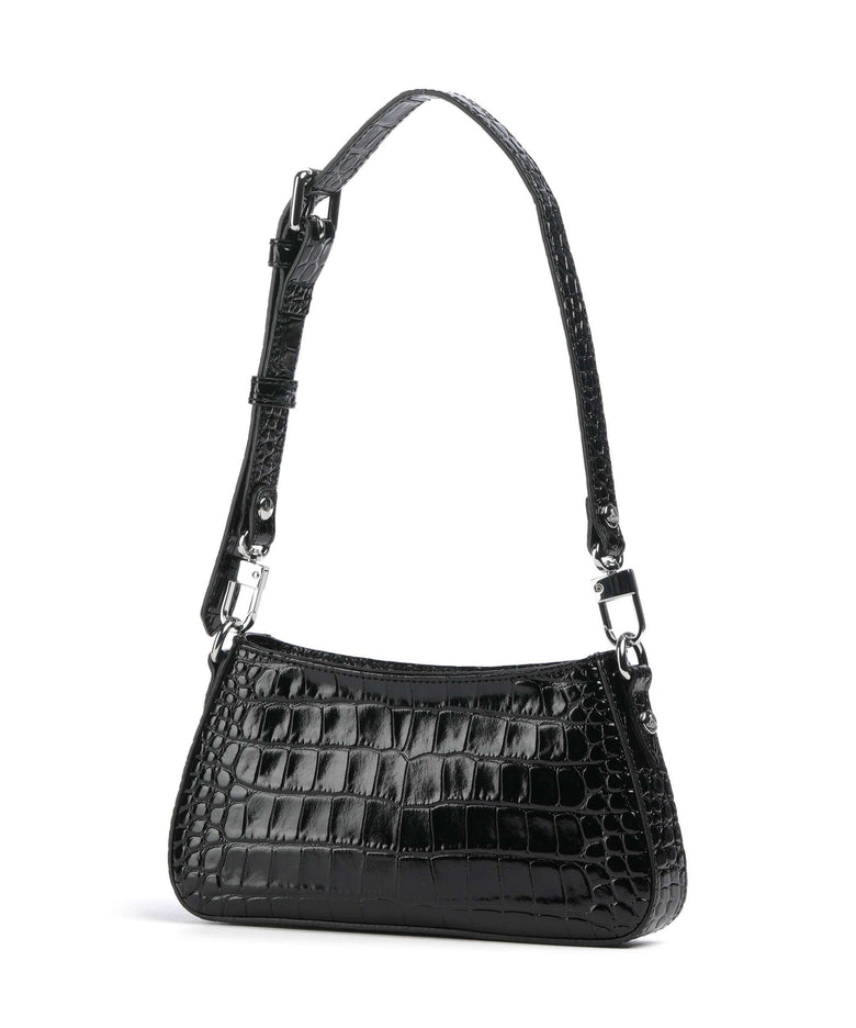 Vivienne Westwood Tasha Embossed Croc Shoulder bag black