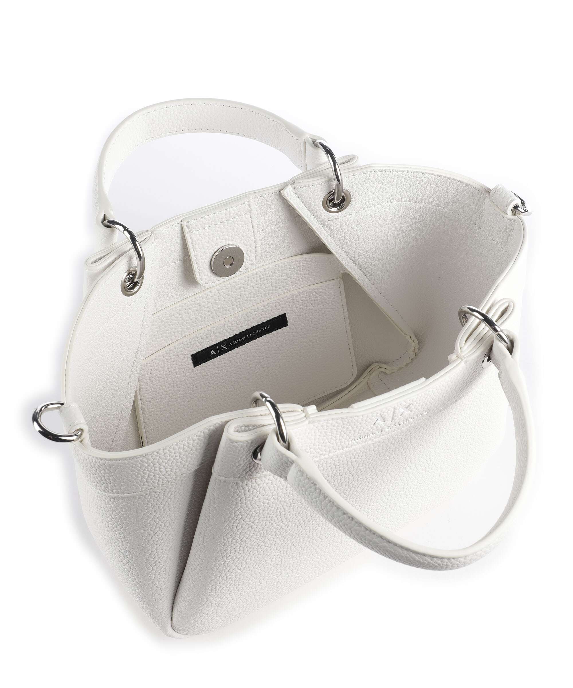 Armani Exchange Wave S Handbag bianco