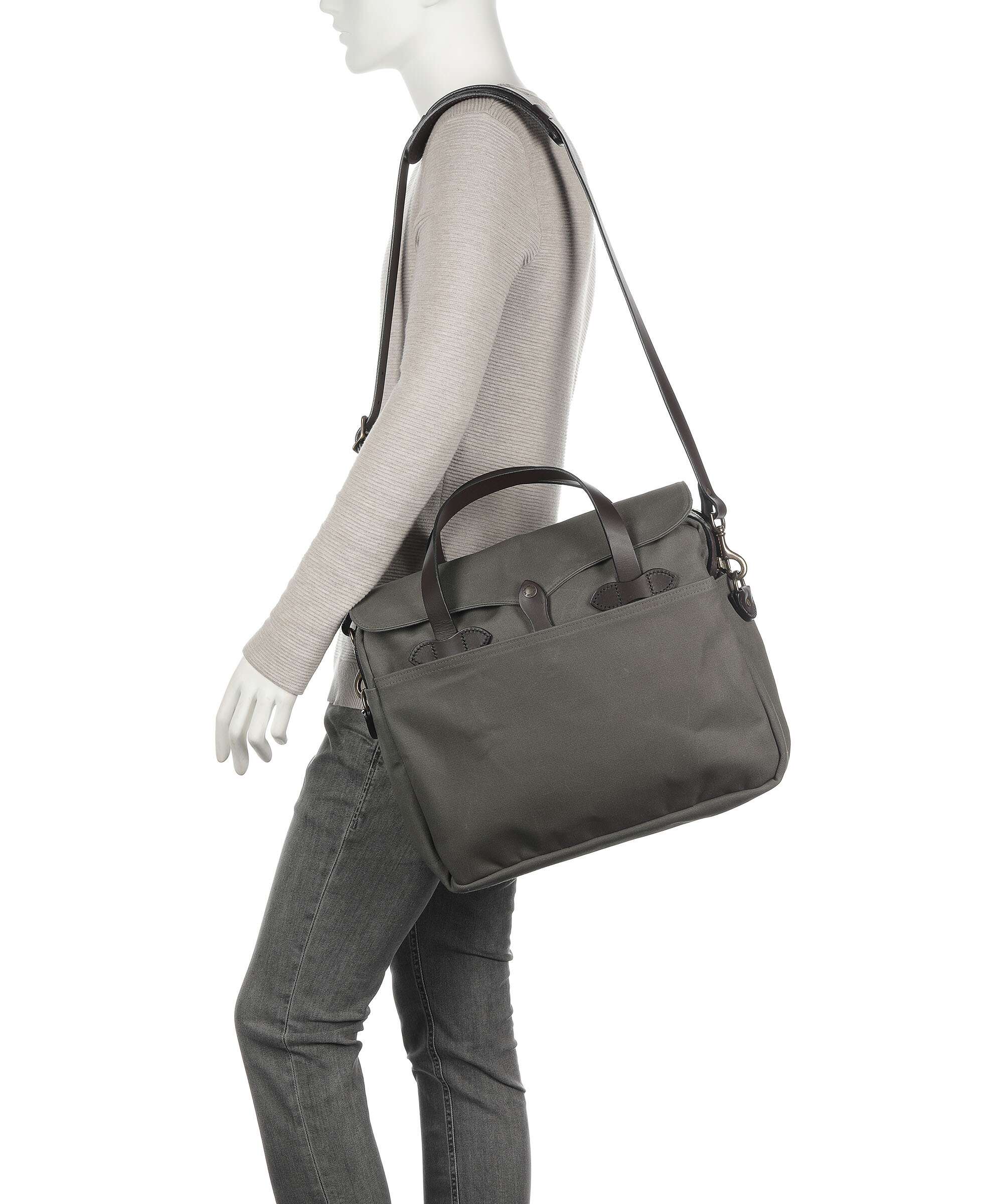 Filson Rugged Twill Original Briefcase otter green