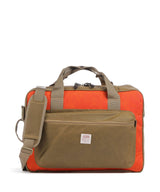 Filson Cordura Nylon Surveyor Pullmann Pack Rucksack-Tasche dark tan/flame