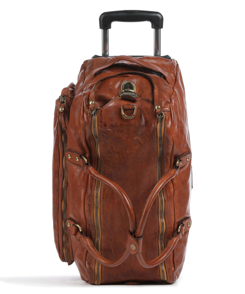 Campomaggi Travel bag with wheels cognac
