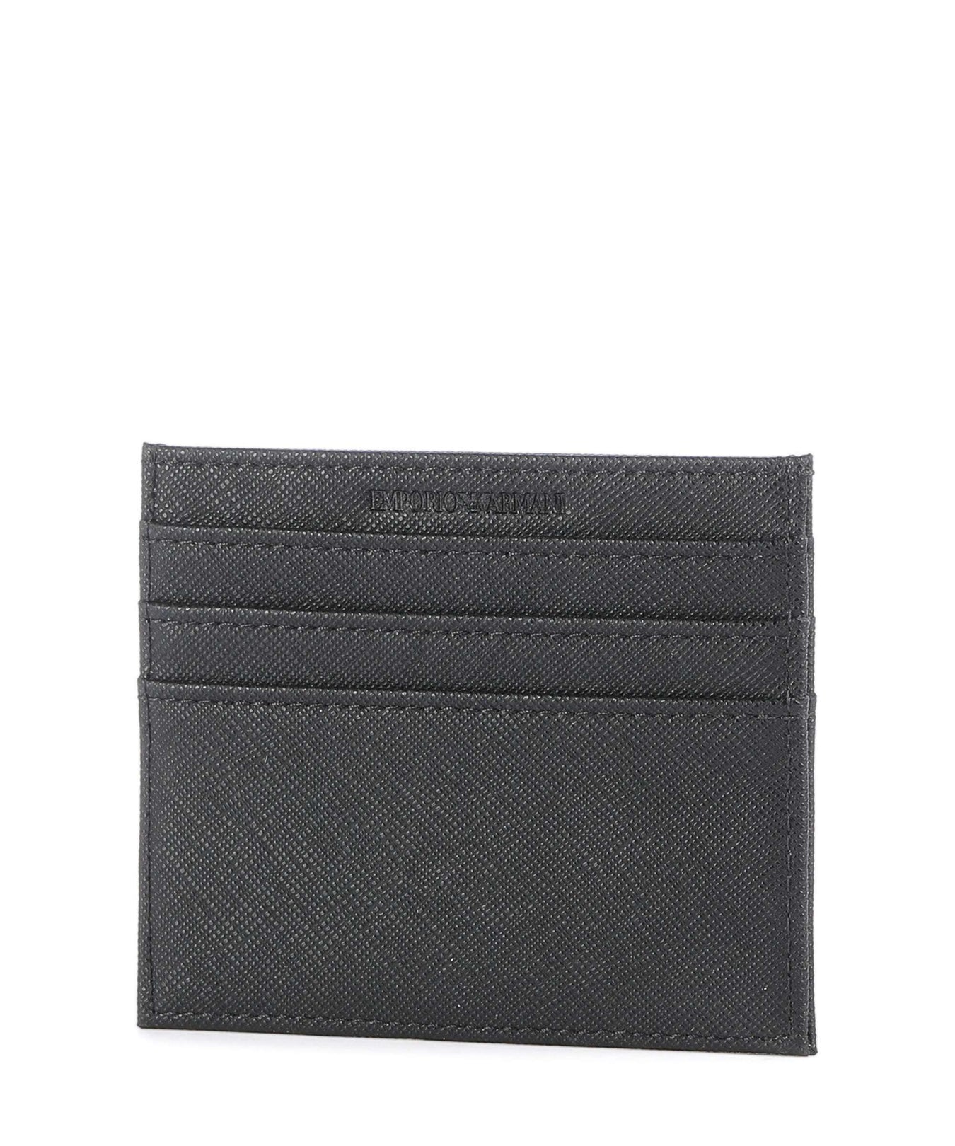 Emporio Armani Business Regenerated Credit card holder black