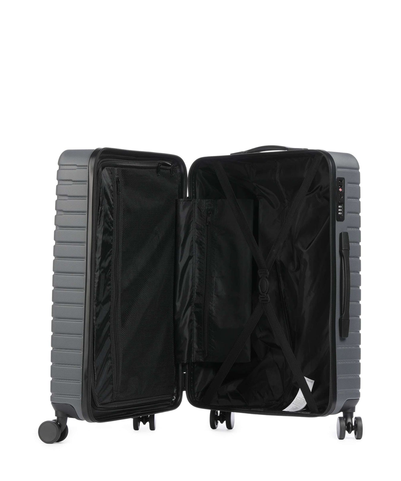 Valentino Bags Mercury Spinner (4 wheels) gunmetal