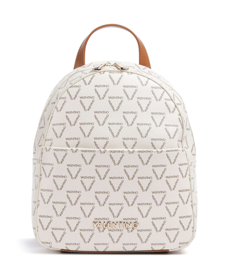 Valentino Bags Lady Re Backpack bianco/cuoio