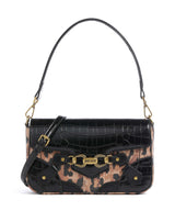 Just Cavalli Snake Bite Sac porté épaule leo print/black
