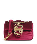 Just Cavalli Iconic Snakes Puffy Borsa a spalla dark purple