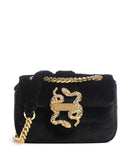 Just Cavalli Iconic Snakes Puffy Borsa a spalla black