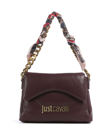 Just Cavalli Puffy Foulard Schultertasche dark purple