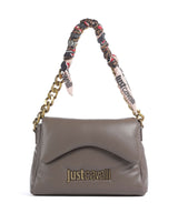 Just Cavalli Puffy Foulard Sac porté épaule taupe