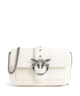 Pinko Love One Pocket Geldbörse bianco seta/old silver