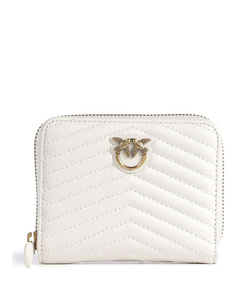 Pinko Taylor Geldbörse bianco seta/antique gold