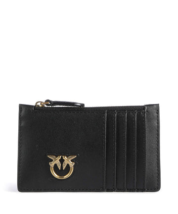 Pinko Airone Étui à cartes crédit nero/antique gold