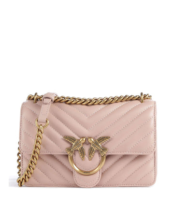 Pinko Love One Mini Schultertasche cipria/antique gold