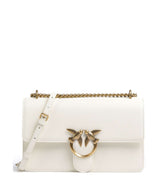 Pinko Love One Classic Borsa a spalla bianco seta/antique gold