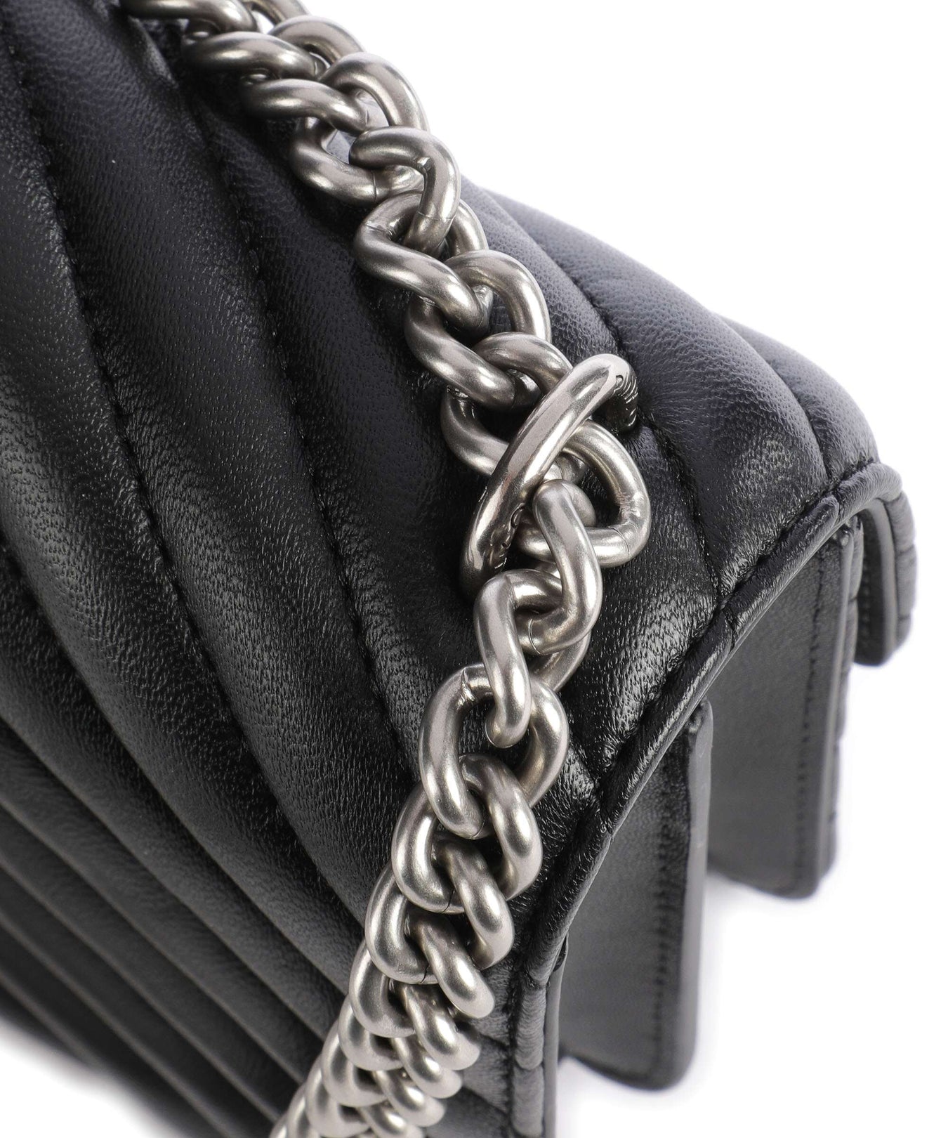 Pinko Love One Mini Shoulder bag nero/old silver