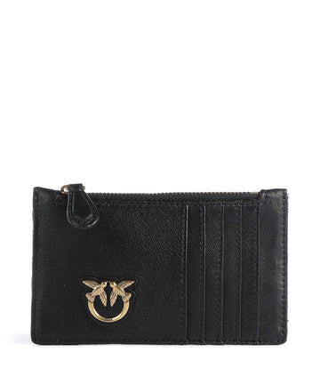 Pinko Airone Kreditkartenetui nero/antique gold