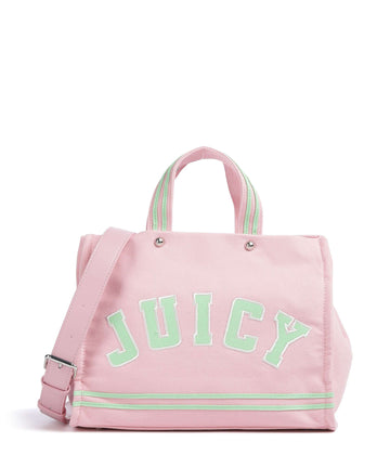 Juicy Couture Iris Patch Canvas M Handtasche juicy pink/summer green