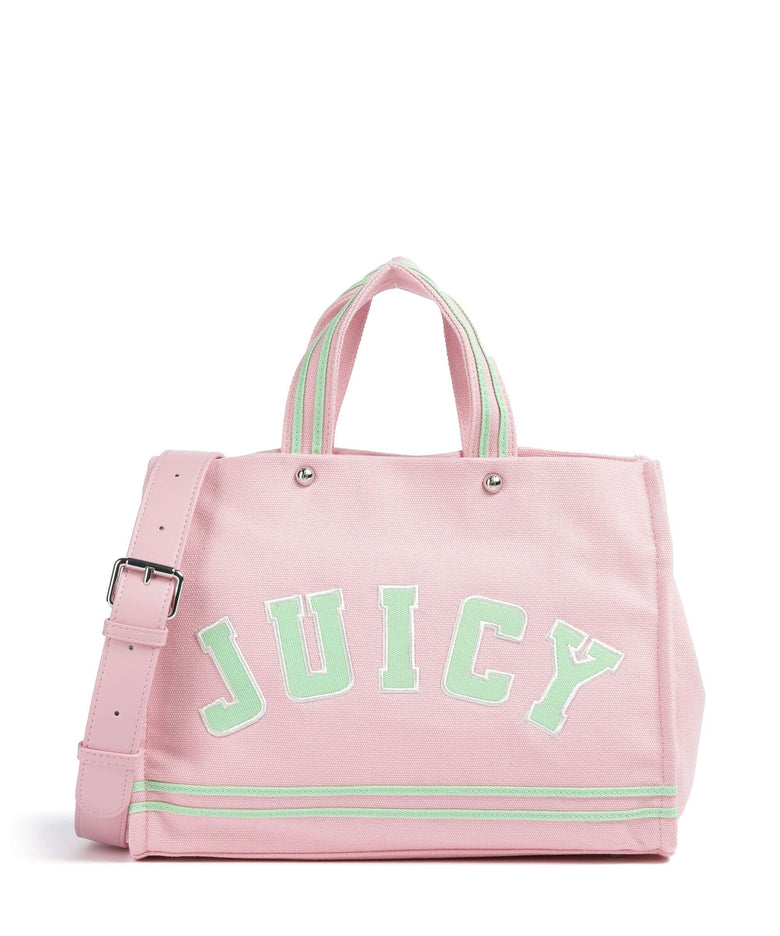 Juicy Couture Iris Patch Canvas M Handbag juicy pink/summer green