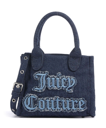 Juicy Couture Iris Distressed S Borsa a tracolla denim