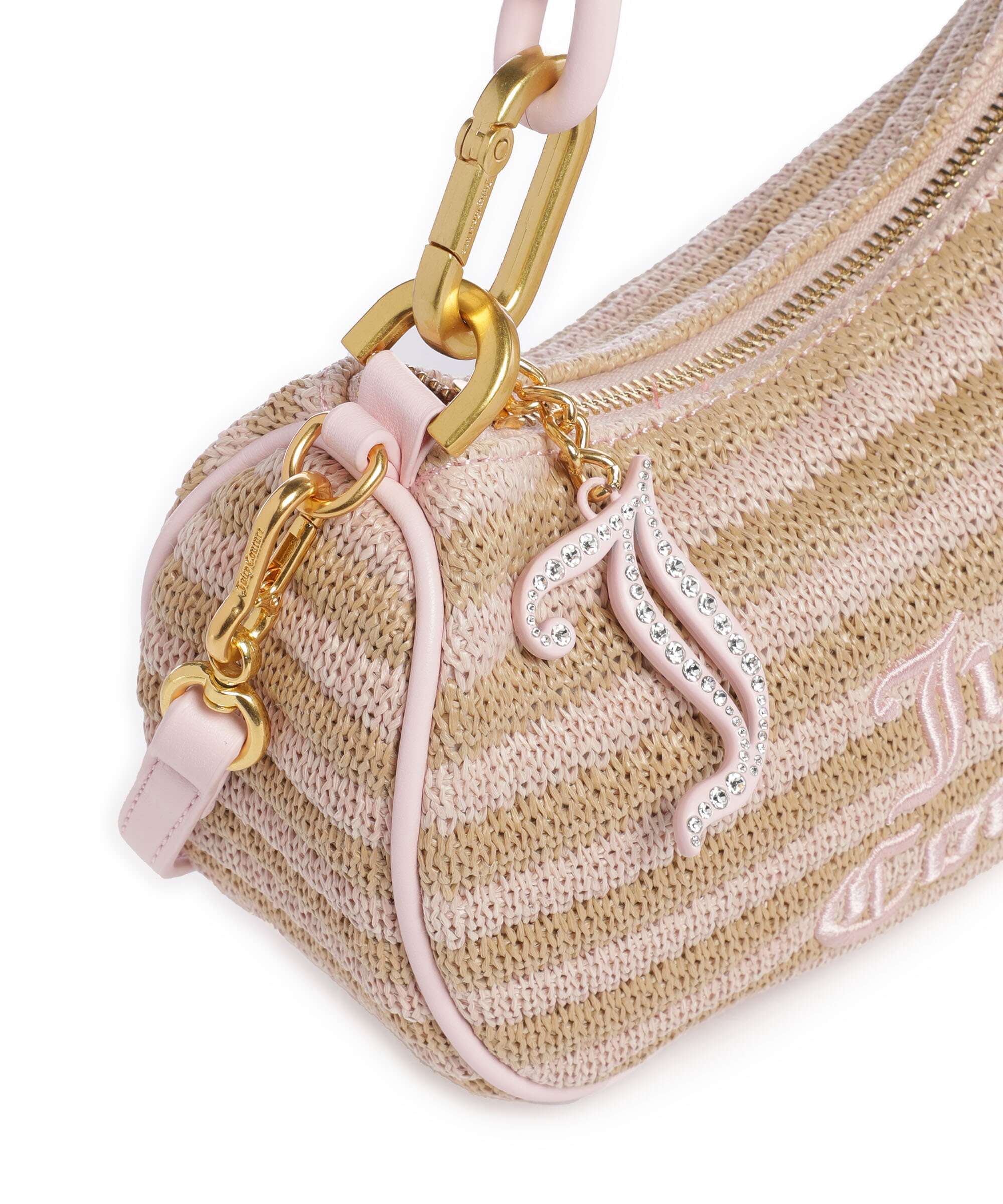 Juicy Couture Blossom Straw S Shoulder bag cherry blossom/natural