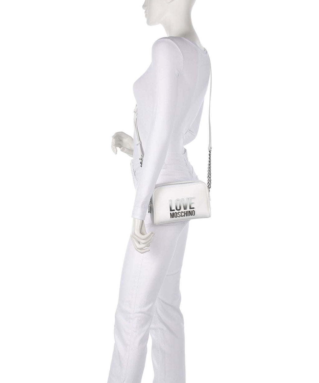 Love Moschino Prism Crossbody bag bianco