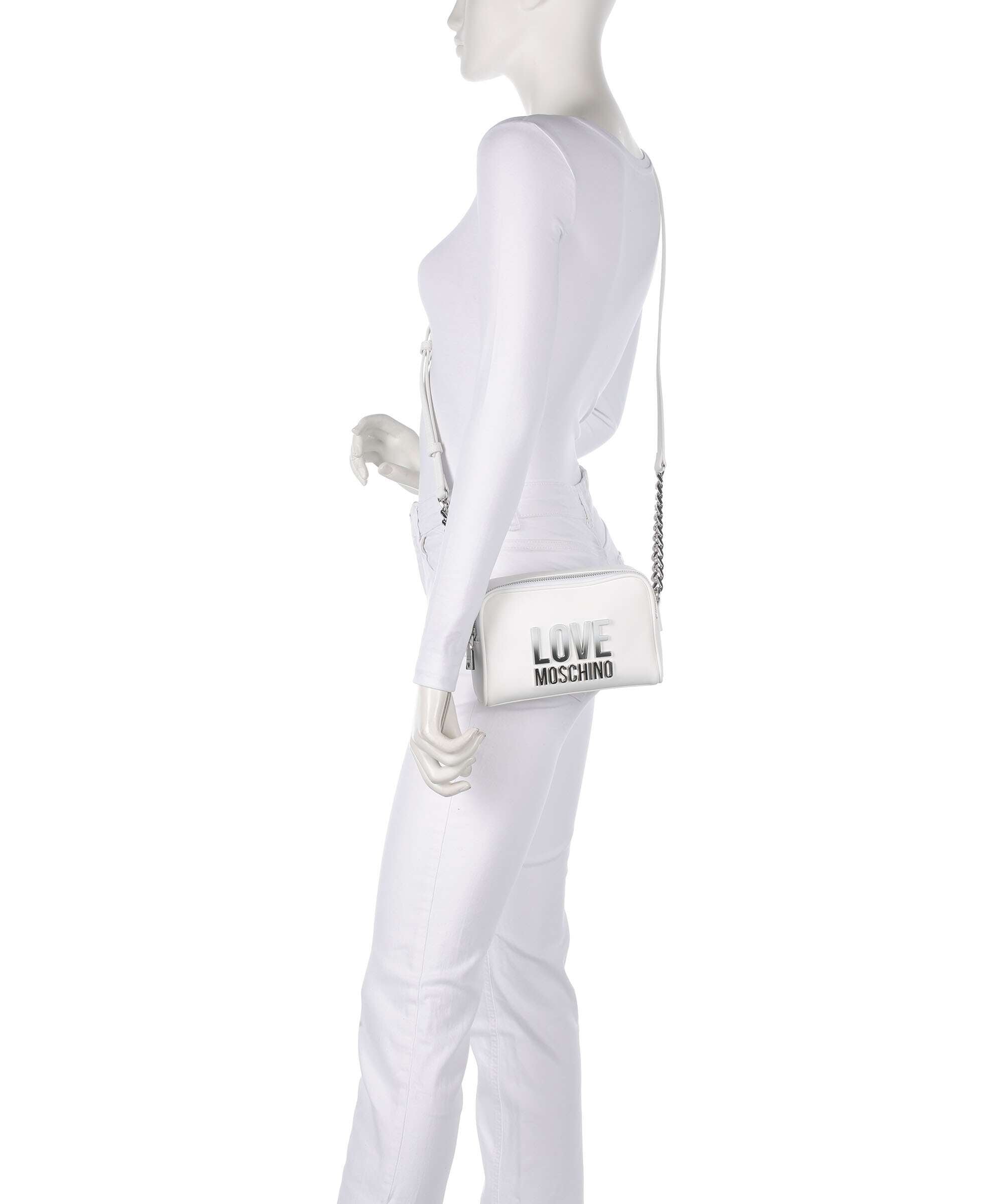 Love Moschino Prism Crossbody bag bianco