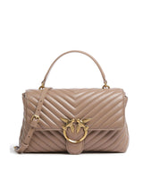 Pinko Love Lady Puff Classic Handtasche biscotto zenzero/antique gold
