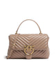 Pinko Love Lady Puff Classic Borsa a mano biscotto zenzero/antique gold