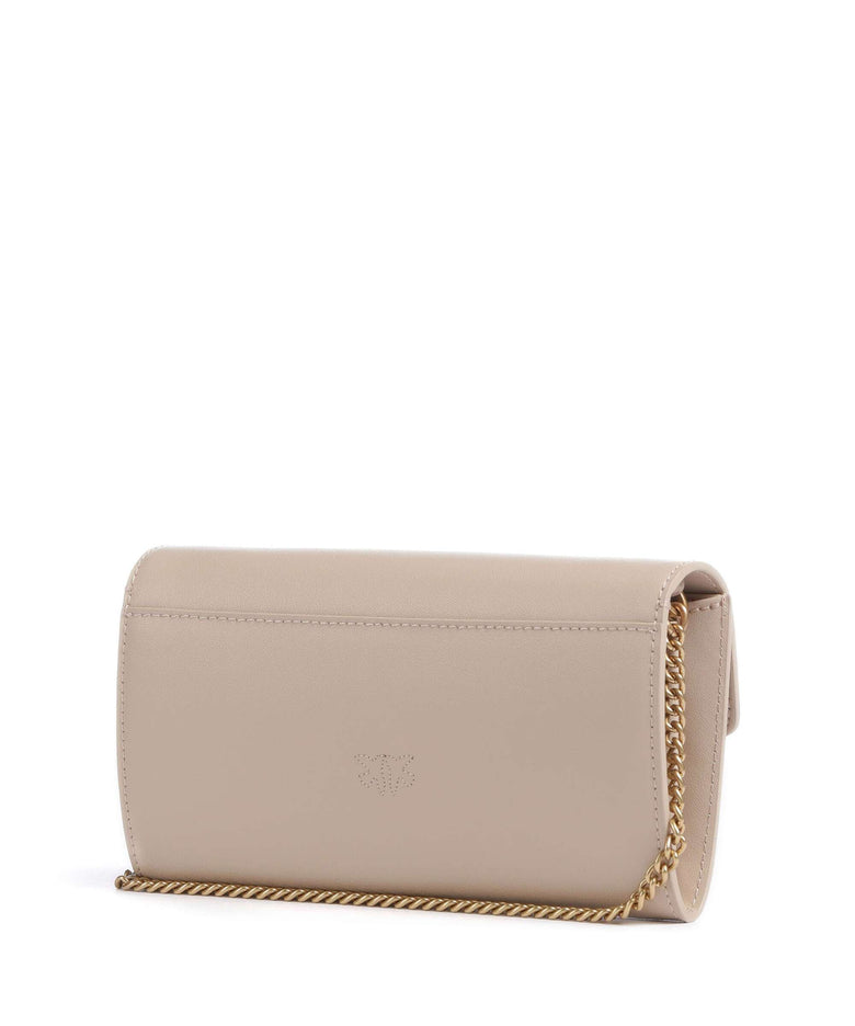 Pinko Love One Wallet beige/grigio fumo/antique gold