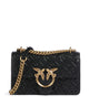 Pinko Love One Mini Borsa a spalla nero/antique gold
