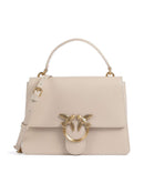 Pinko Love One Classic Borsa a mano beige/grigio fumo/antique gold