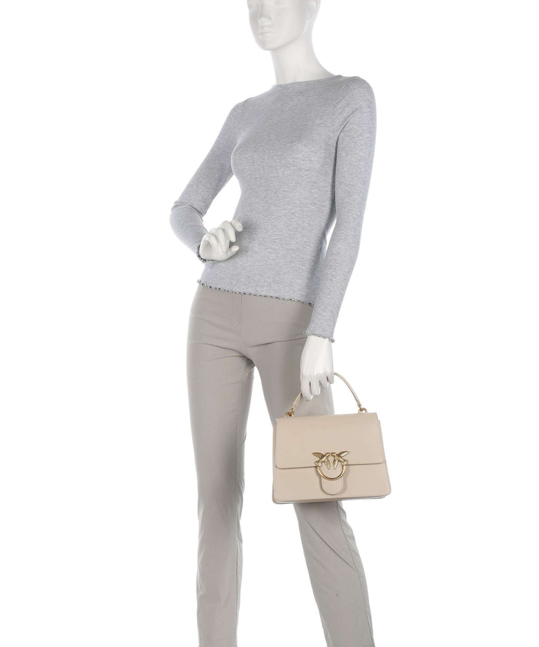 Pinko Love One Classic Handbag beige/grigio fumo/antique gold