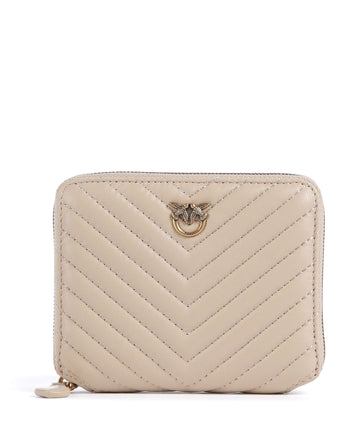 Pinko Taylor Geldbörse beige/grigio fumo/antique gold