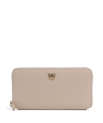 Pinko Ryder Geldbörse beige/grigio fumo/antique gold