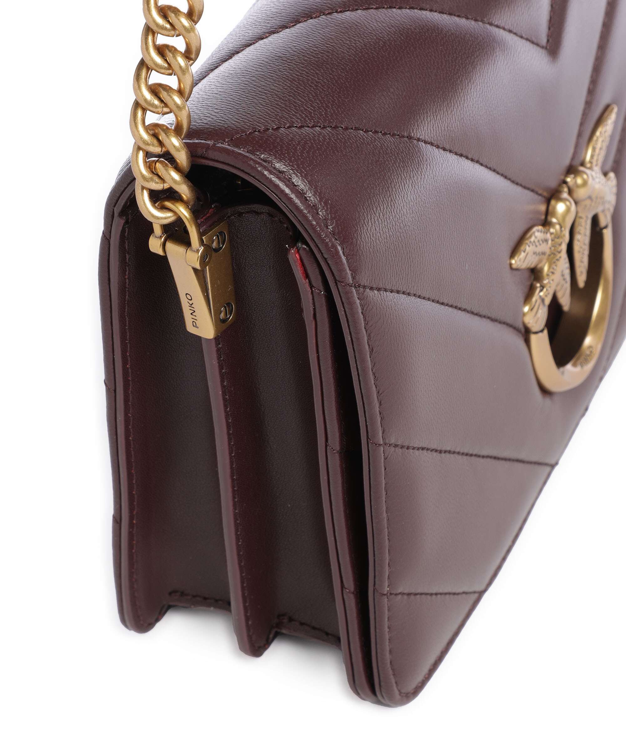 Pinko Love Click Classic Crossbody bag uva di catawba/antique gold