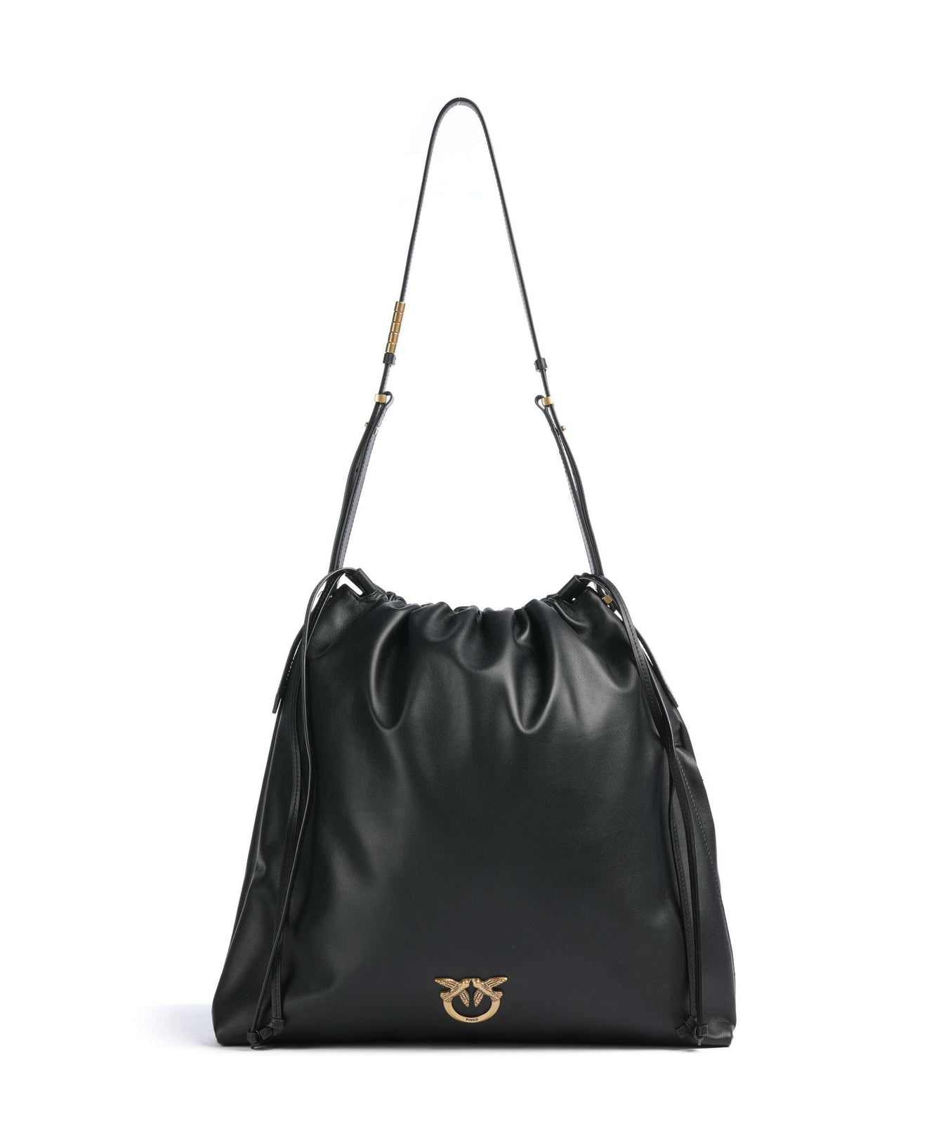 Pinko Extra Slouchy Bucket bag nero/antique gold