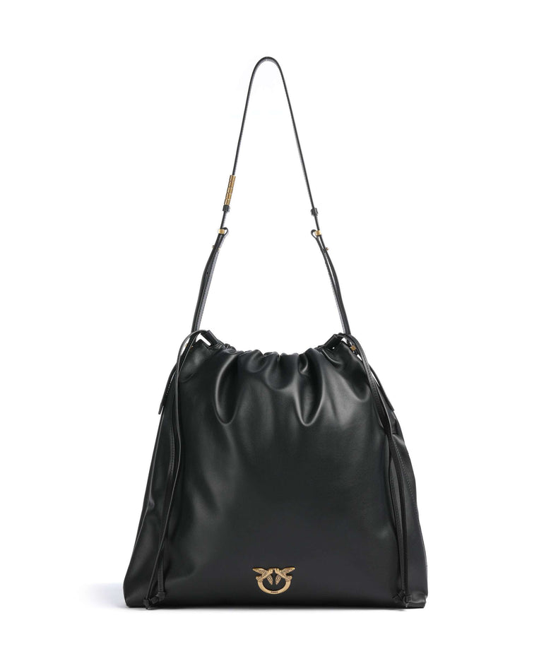 Pinko Extra Slouchy Bucket bag nero/antique gold