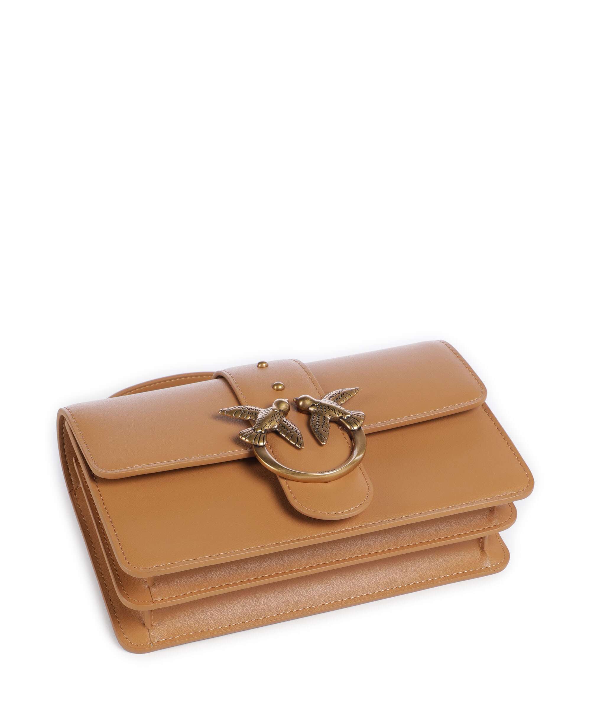 Pinko Love One Mini Crossbody bag torrone/antique gold